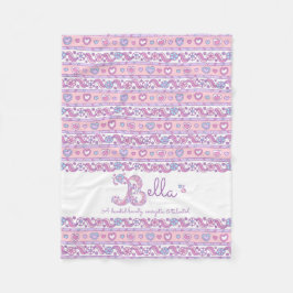 B eget namn i monogram betyder Bella filt