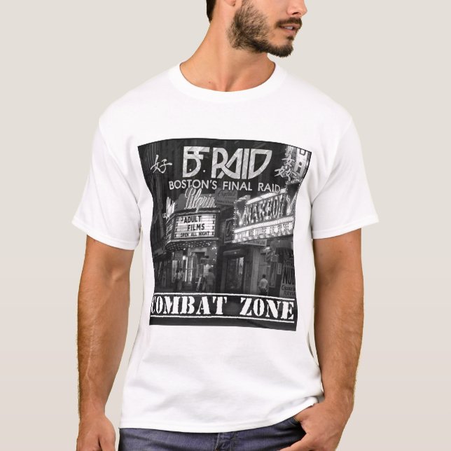 B.F. Raid Combat Zone Album Art  T Shirt (Framsida)