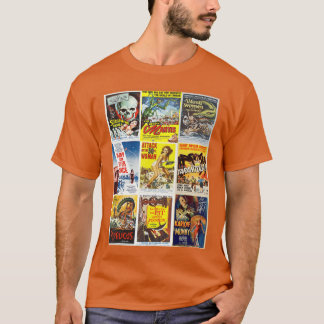 B Filmplakatssamling Klassisk SciFi Skräck Mon T Shirt
