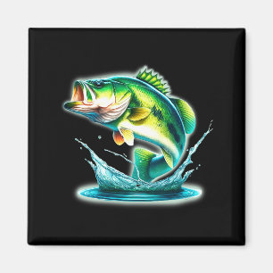 B Fisk Hoppande Comfort Colors Vuxen Tungvikt Magnet