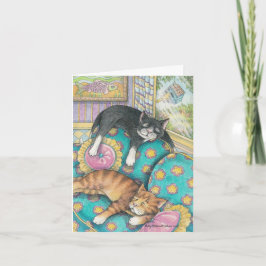 B & födelsedagen för T #5 noterar Kort