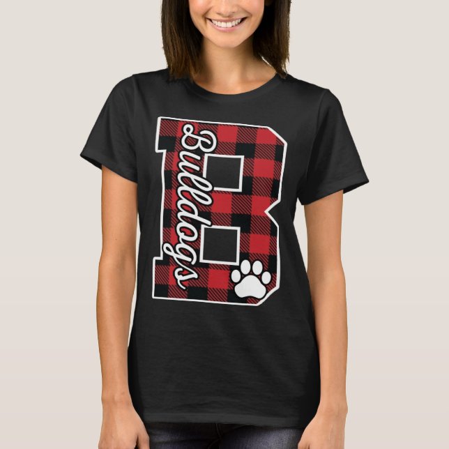 B for Bulldogs T Shirt (Framsida)