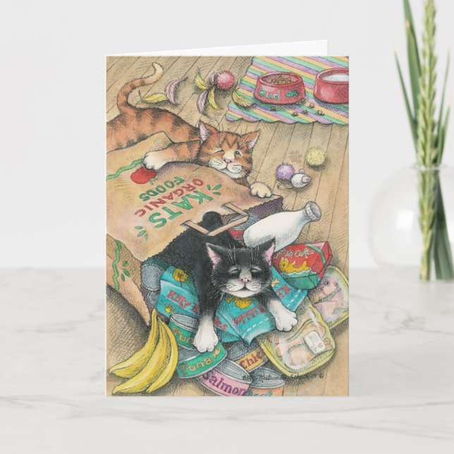 B- & för T #4 tackkort (Framsida)