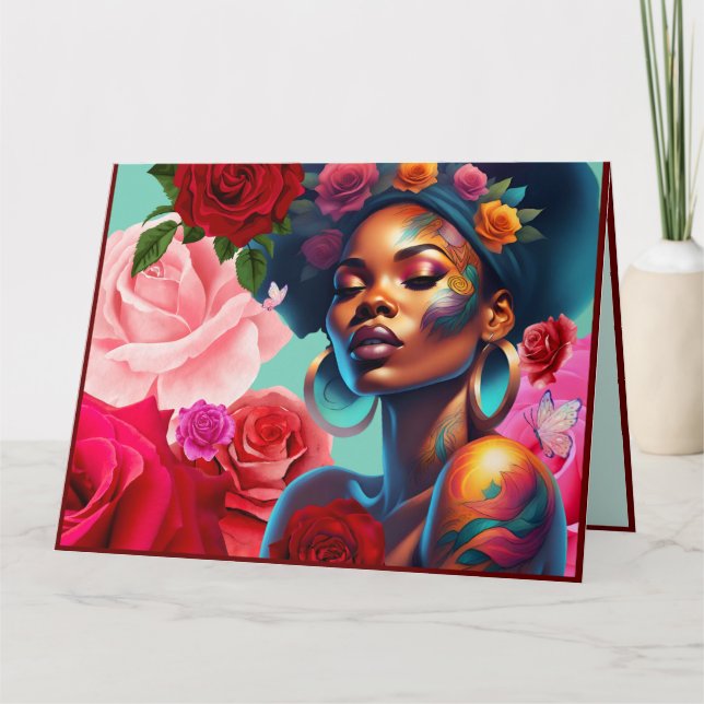 B-GIIRL GREETING CARDS-SENTRA KORT (Framsida)