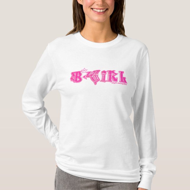 B*Girl Hoodie Tee Shirt (Framsida)
