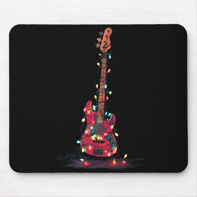 B Guitar Christmas Graphics Lights Lover Player Bi Musmatta (Framsidan)
