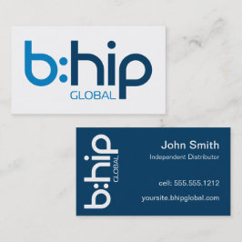 b:HIP Distributor Business Card Blue Visitkort