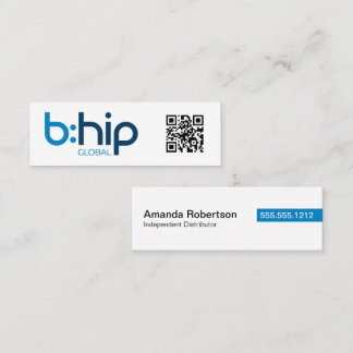 b:HIP Distributor Business Card Mini Visitkort