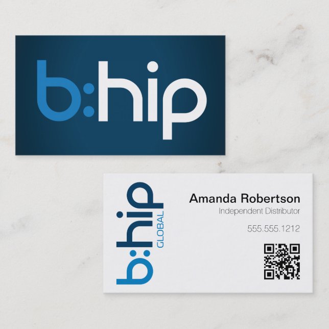 b:HIP Distributor Business Card Visitkort (Fram/baksida)