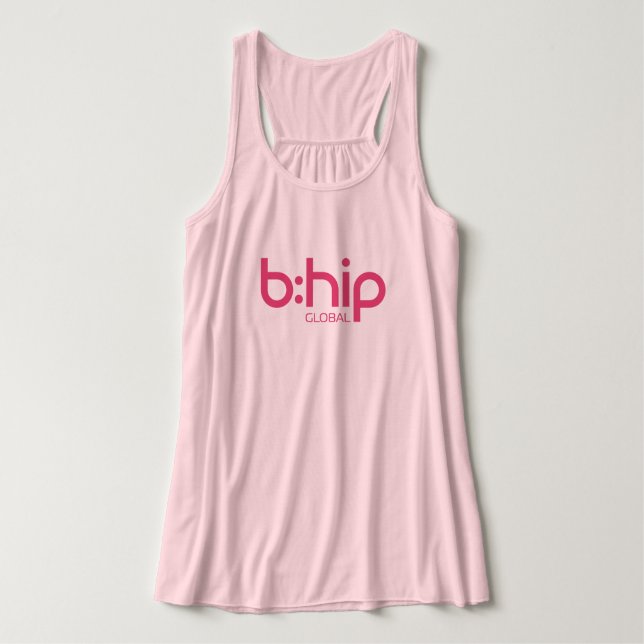 b:hip pink linne med racerback  (Design framsida)