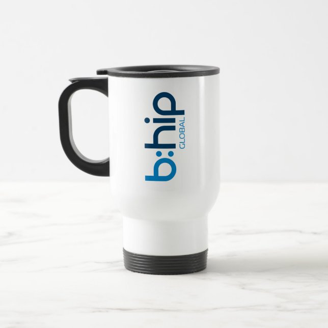b:hip travel mug - white resemugg (Vänster)