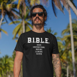 B.I.B.L.E.: Grundläggande Instruktioner Herr T-Shi T Shirt