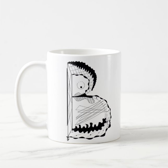 "B" Kaffe Mugg (Vänster)
