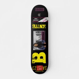 B KNITE SKATEBOARD/JMT USA Skateboard, 7 ¾’ Deck Mini Skateboard Bräda 18,5 Cm
