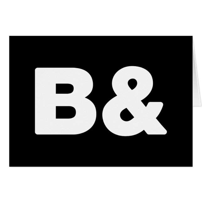 B-kort Hälsningskort (Framsidan Horizontal)