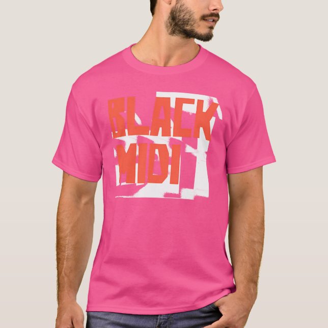 B L A C K M I D I T SHIRT (Framsida)