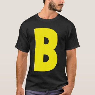 B Letter Chipmunk Group Matching Funny Halloween L T Shirt