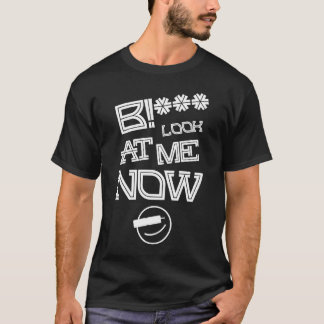 B! *** Look på mig nu - svart-/vitutslagsplats T Shirt