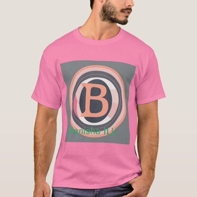 B&M Duo: Beloved Rosa T-Shirt" T Shirt (Framsida)
