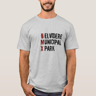 B M, X, elvidere som är unicipal, parkerar Tee Shirt