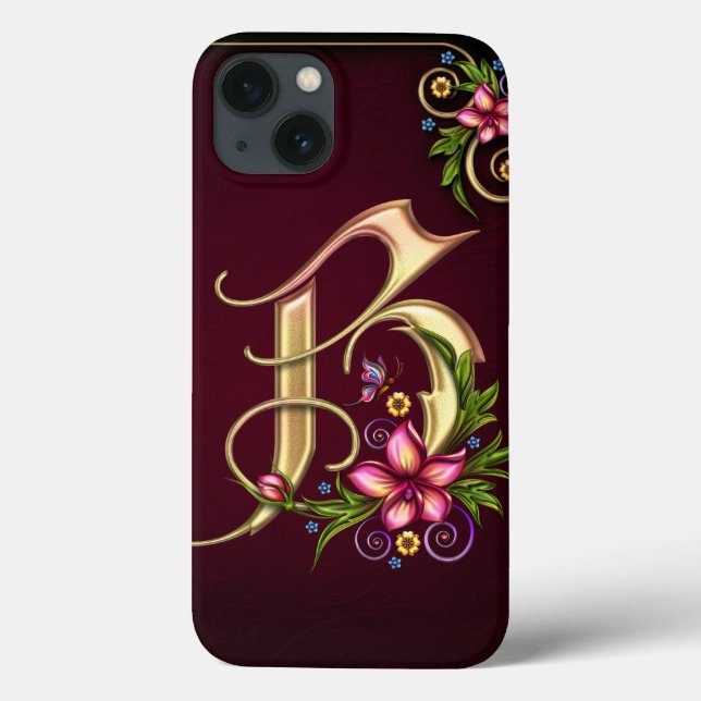 B Monogram iPad Air Case (Baksida)