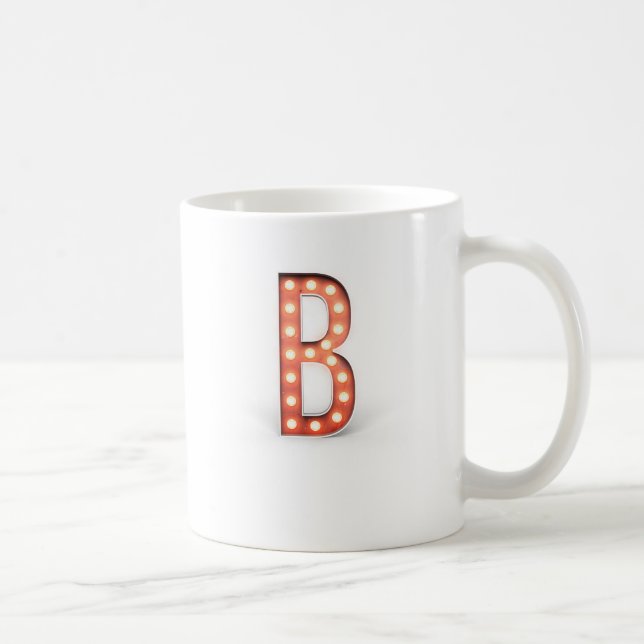 B Monogram Marquee Bulb Kaffemugg (Höger)