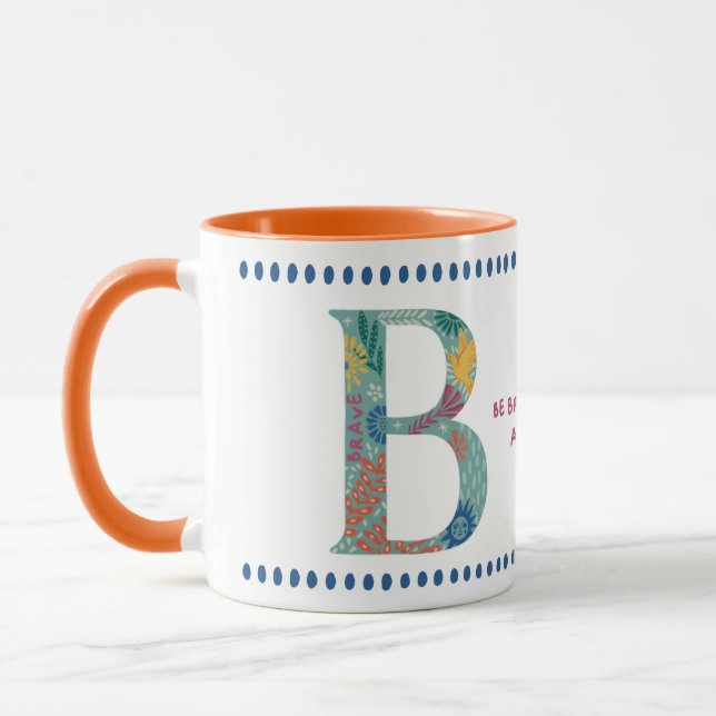 B Monogram Mugg (Vänster)