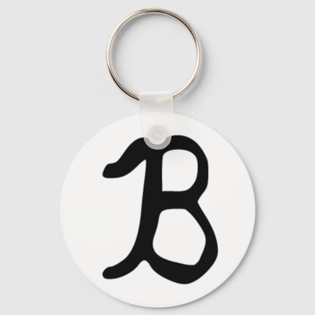 B-monogram nyckelring (Framsida)