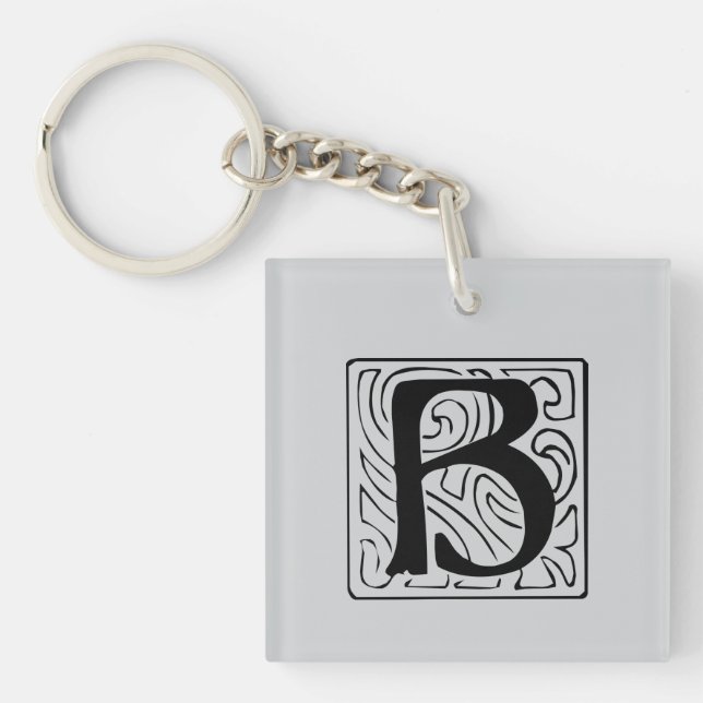 B Monogramm schwarz (Framsidan)