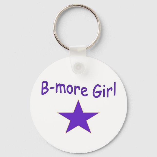 B-more Girl Star-nyckelkedja Nyckelring (Framsida)