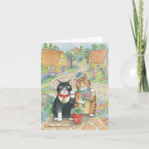 B & Neighborly hejer för T #51 noterar Kort