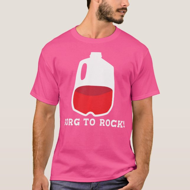 B O R G Att Rocka Dricka T Shirt (Framsida)