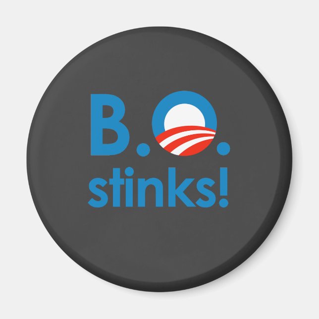 B.O. Stänkar/Anti-Obama Magnet (Framsidan)