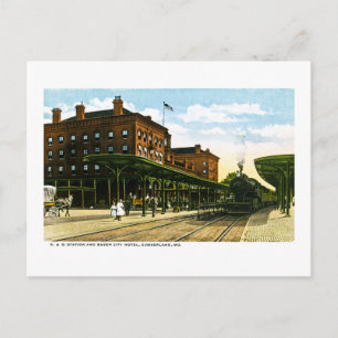 B&O Station, Cumberland, Maryland Vykort