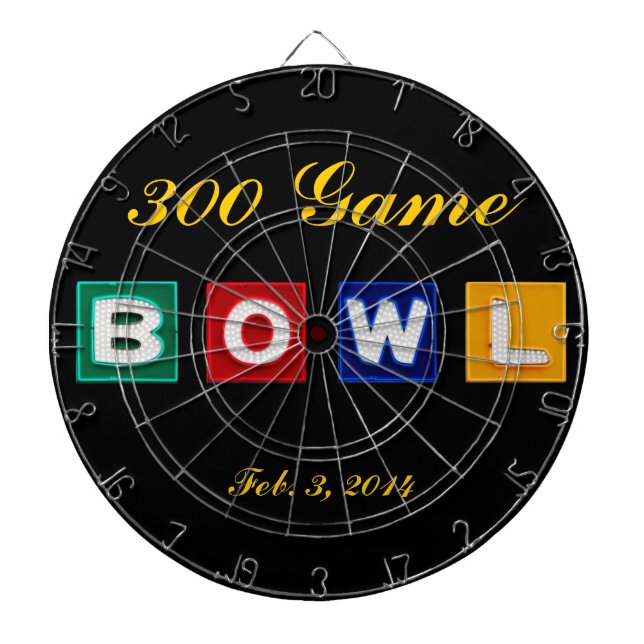 B O W L BREV DARTTAVLA (Framsidan)