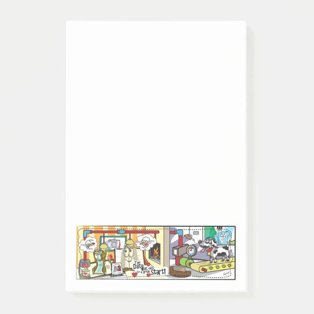 B och BookMarkSally "datera var av… ", Post-it Block (Framsida)