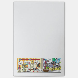 B och BookMarkSally "datera var av… ", Post-it Block