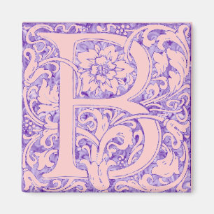 ’B’ Ornate Monogram Magnet