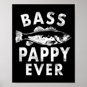 B Pappy Aldrig fiskegåvor Pappy Fars dag Poster