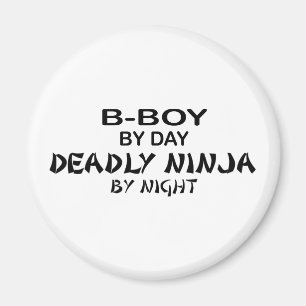 B-Pojke dödliga Ninja vid natt Magnet