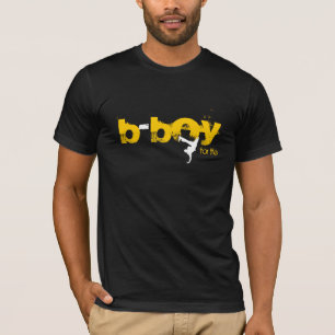 b-pojke för liv (vit, gult) t shirt