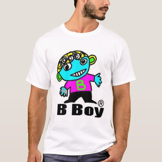 B-pojkeT-kjol Tee Shirt (Framsida)