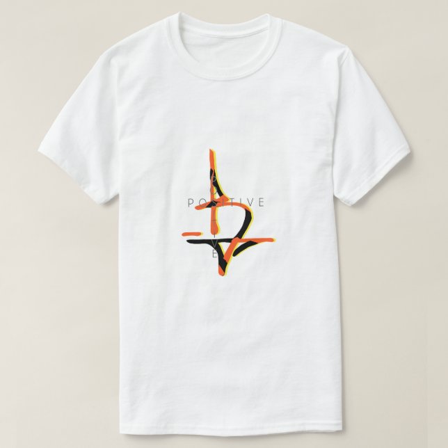 B Positivt motiveringscitat T Shirt (Design framsida)