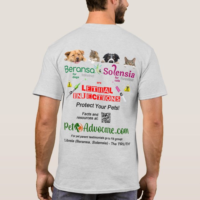 B & S är letala injektioner T Shirt (Baksida)