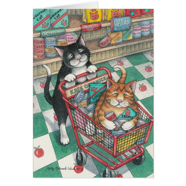 B & shopping för T #9 noterar OBS Kort (Framsidan)