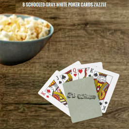 B. Skolad-Grått-White Casinokort