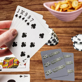 B Skolat Grått-Wht Casinokort