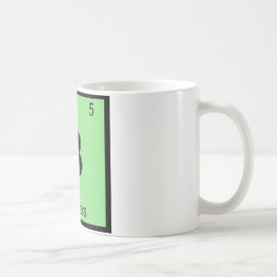 B - Snotts kemi Periodiska systemets symbol Kaffemugg
