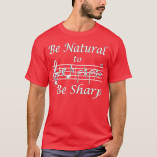 B som är naturligt till b-kor tee shirt