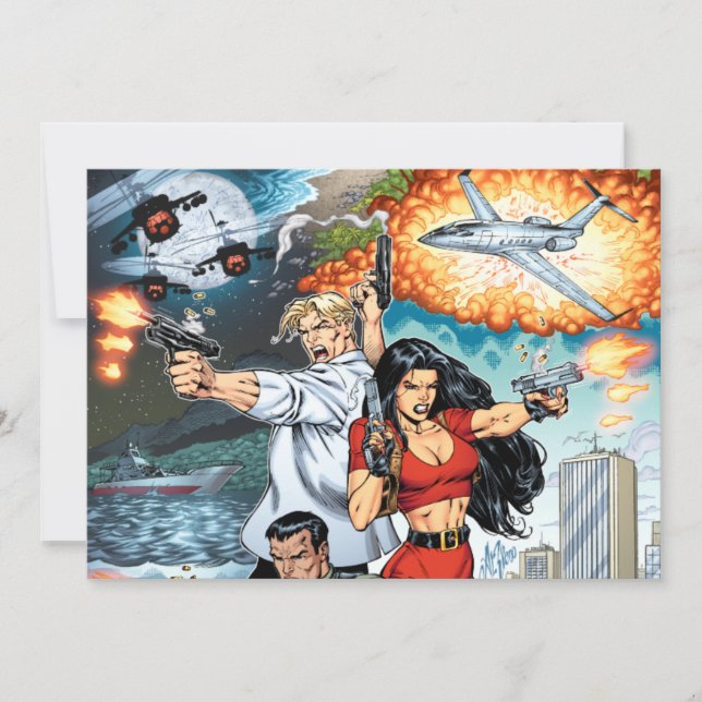 B@stard Stew Action Tecknad Art av Al Rio (Framsida)